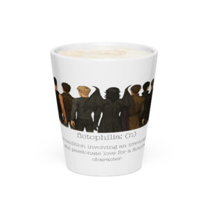 Fictophilia Latte mug