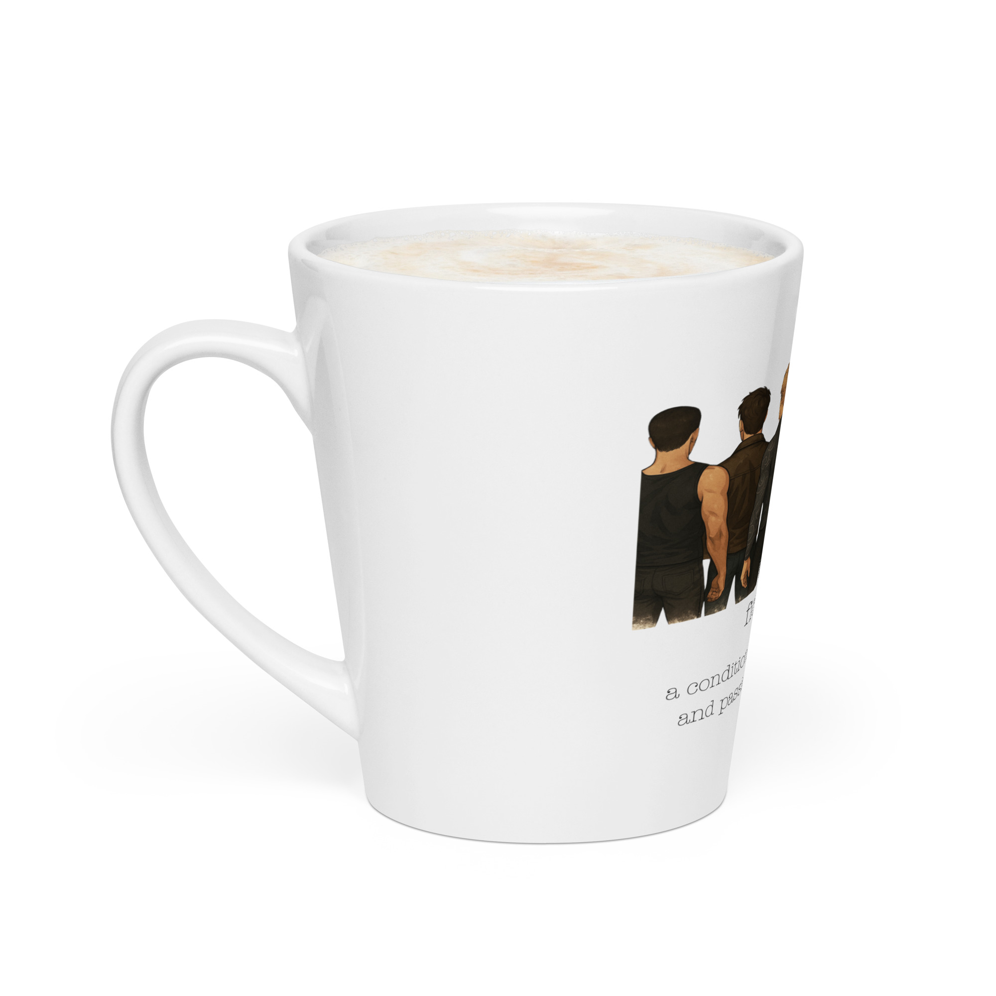 Fictophilia Latte mug - Image 2