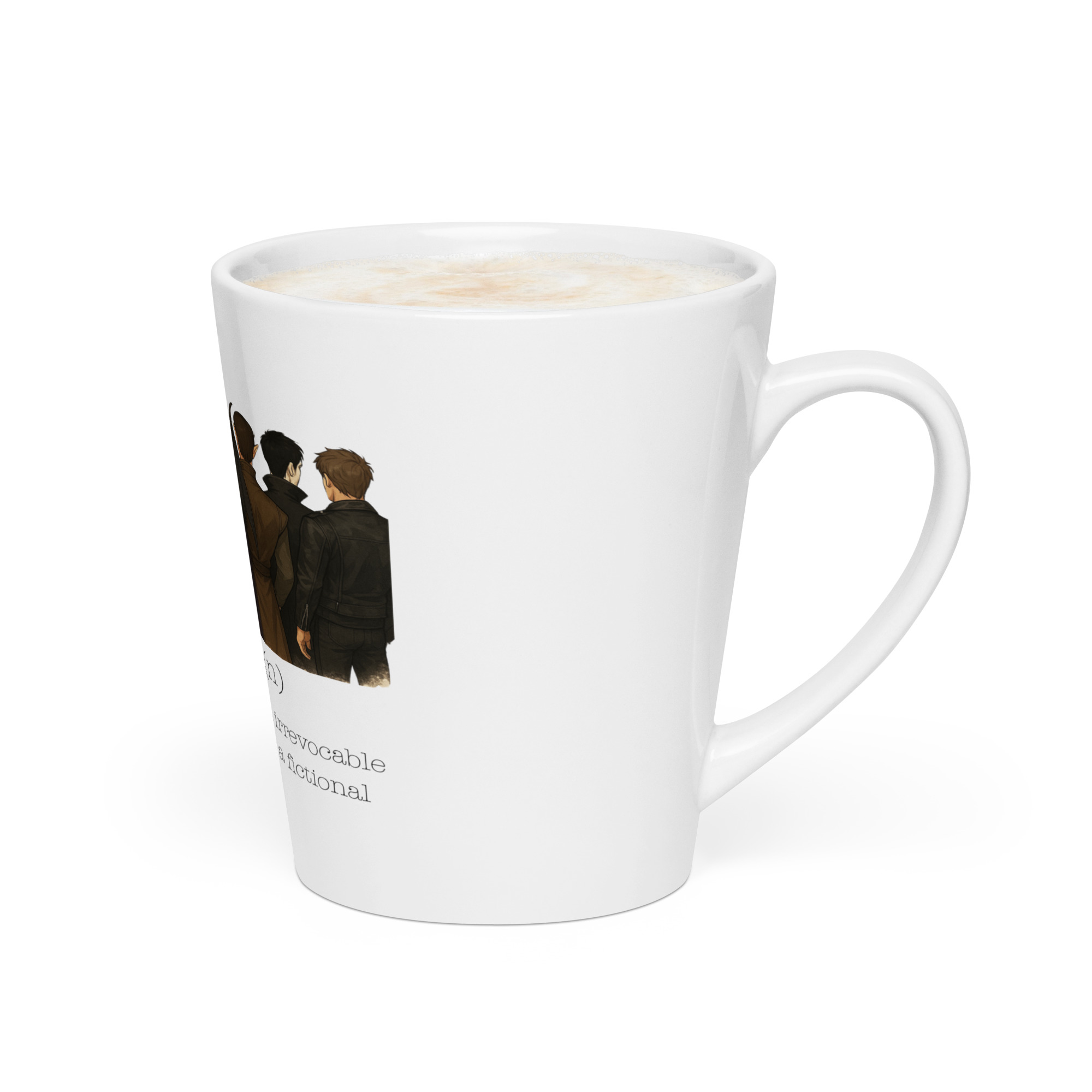 Fictophilia Latte mug - Image 3
