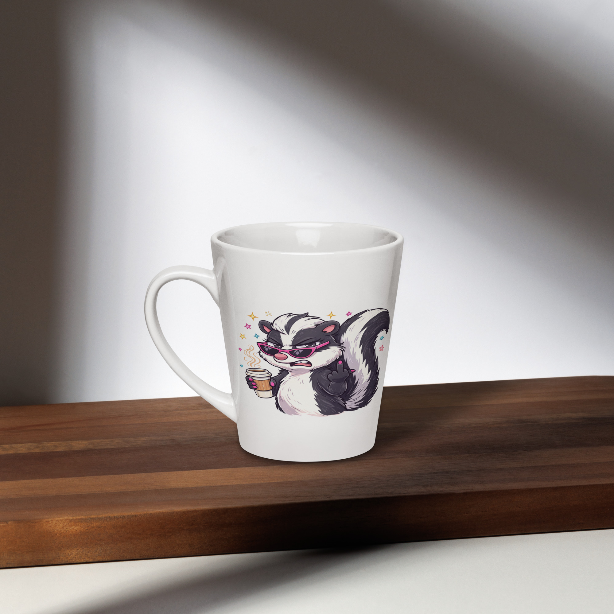 Sassy Skunk Latte mug - Image 2