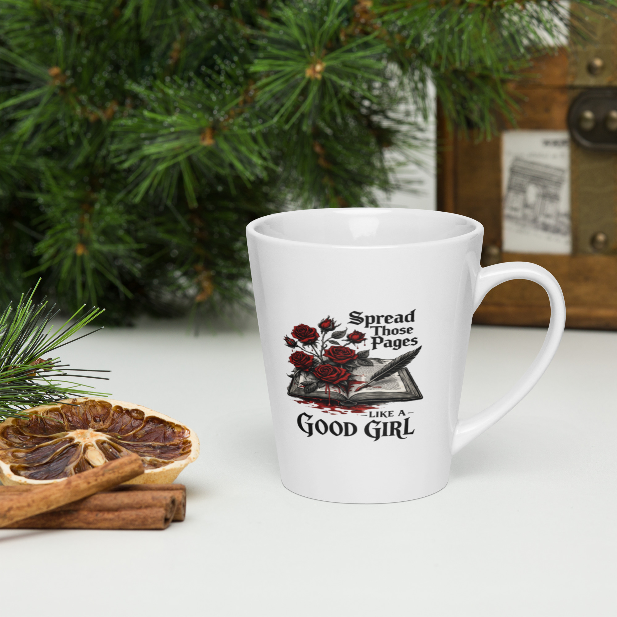 Spread those Pages Latte mug