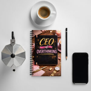 CEO of Overthinking-Spiral notebook