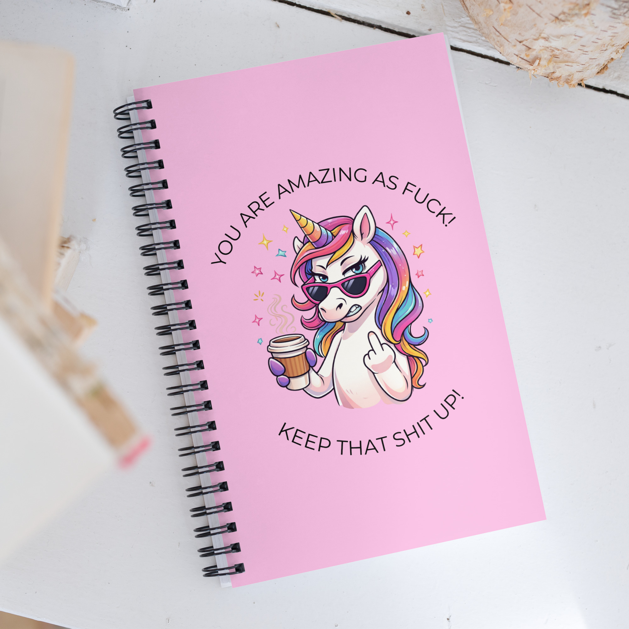 You are Amazing-Spiral notebook